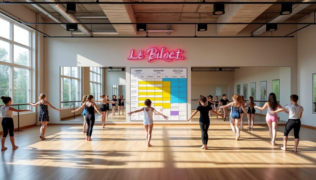 découvrez l'école de danse le croisic : consultez le planning des cours 2025, les tarifs et les niveaux proposés pour tous les âges et styles de danse. inscrivez-vous dès maintenant !