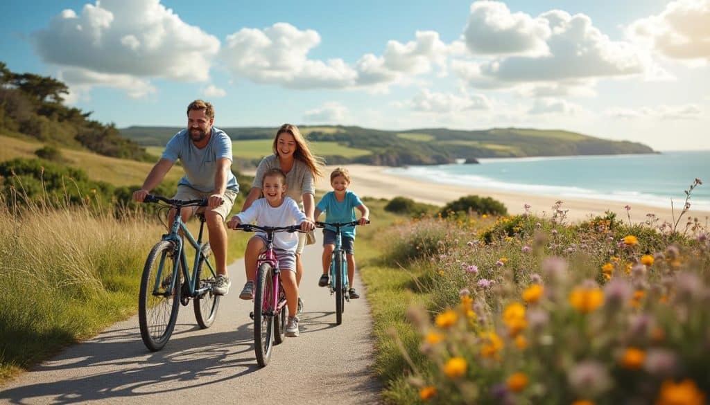 découvrez nos circuits à vélo faciles autour du croisic, idéaux pour une balade en famille. profitez de paysages côtiers et d’activités adaptées à tous les âges !
