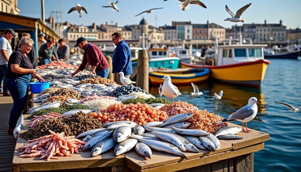 découvrez les coulisses de la criée du croisic : organisation des ventes aux enchères, arrivée des pêcheurs et secrets du marché en direct sur les quais du port.