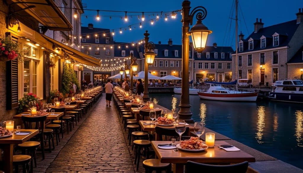 découvrez l'ambiance chaleureuse et conviviale des restaurants au croisic en soirée, entre douceur marine et gastronomie locale pour des moments inoubliables.