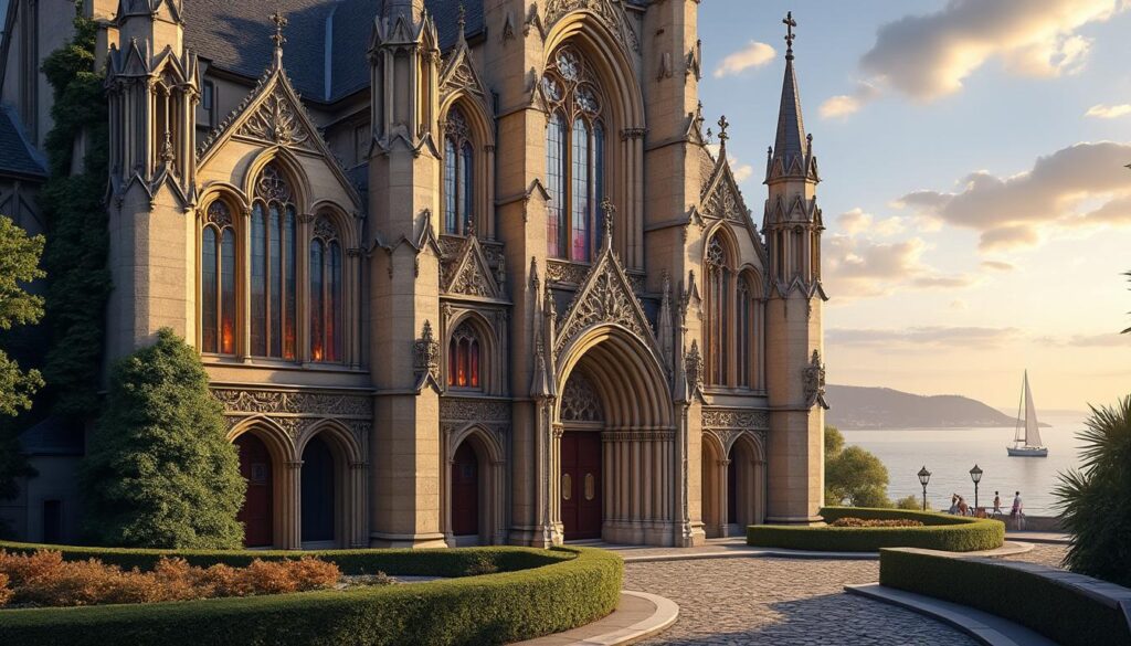 découvrez l'église notre-dame-de-pitié du croisic, un chef-d'œuvre de l'architecture gothique flamboyante, riche en histoire et en détails artistiques.