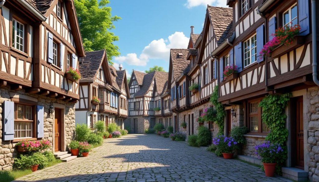 découvrez les maisons à pans de bois du croisic, témoins de la prospérité et de l'architecture remarquable du xvie siècle.
