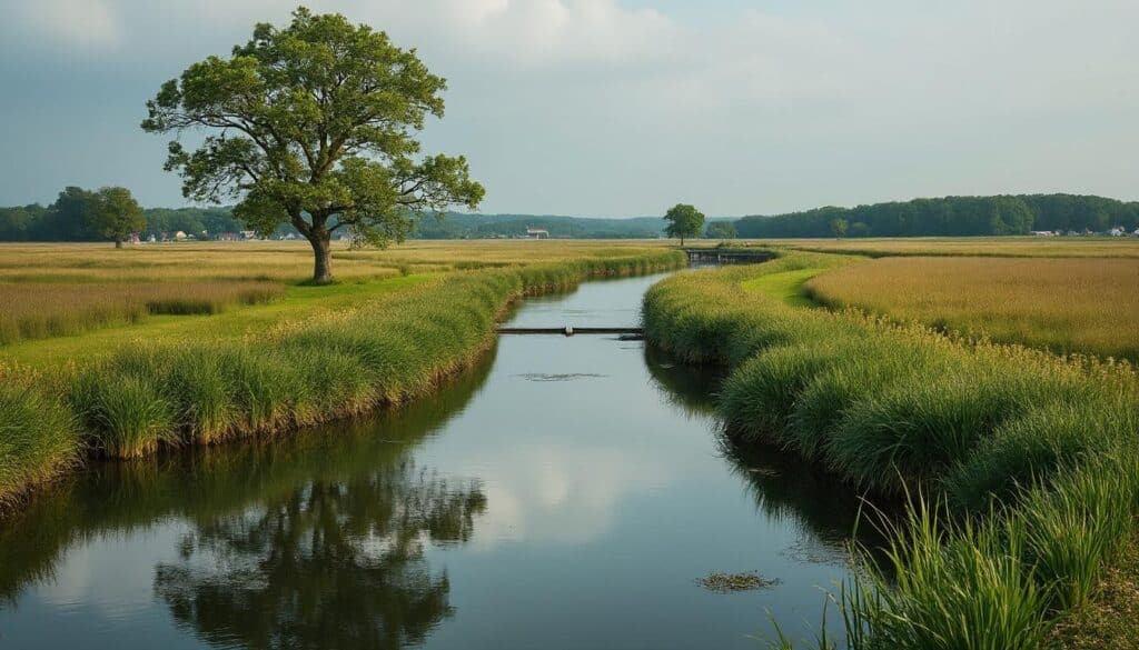 découvrez comment le traict du croisic régule efficacement les échanges d'eau avec les marais salants pour préserver cet écosystème unique et favoriser la production de sel.
