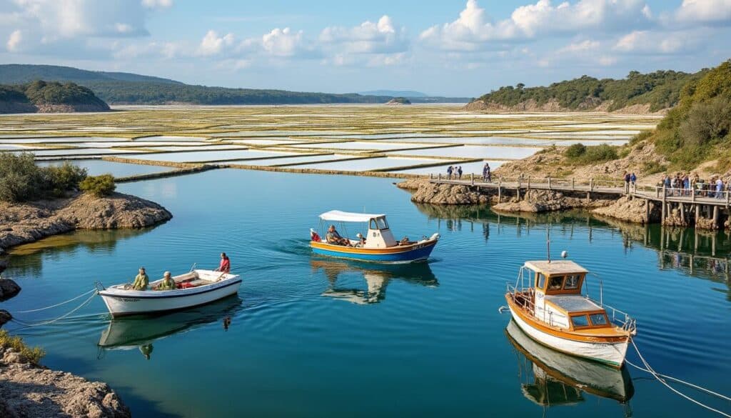 le port du croisic s'associe aux marais salants pour promouvoir un tourisme durable, alliant tradition et respect de l'environnement pour une expérience authentique.