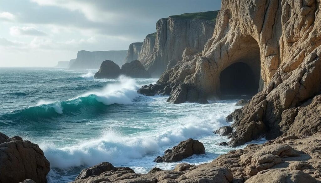 découvrez comment l'érosion incessante des falaises granitiques façonne le paysage spectaculaire de la côte sauvage au croisic, entre beauté naturelle et dynamique géologique.