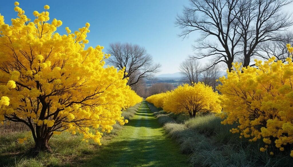découvrez comment le climat unique du croisic permet la culture des mimosas en plein hiver, offrant ainsi un paysage fleuri et enchanteur toute la saison froide.