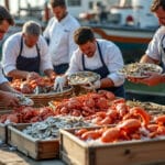 assurez un approvisionnement quotidien en fruits de mer frais pour les tables étoilées grâce aux mareyeurs expérimentés du croisic, garants de qualité et de fraîcheur.