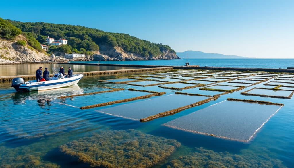 surveillance rigoureuse de la qualité de l'eau du bassin ostréicole du croisic par les autorités maritimes pour garantir un environnement sain et durable.