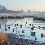 découvrez le refuge hivernal idéal pour les oiseaux migrateurs à la vasière du traict de le croisic, un havre de paix et de biodiversité exceptionnelle.