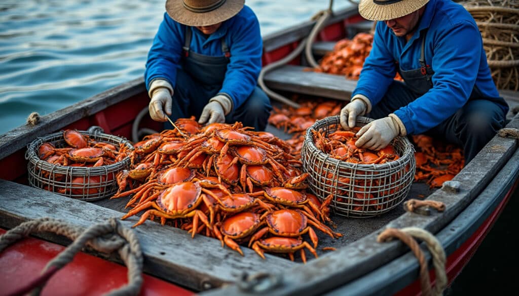 découvrez comment le syndicat des marins de le croisic défend la valorisation du tourteau pêché au casier, promouvant une pêche durable et locale.